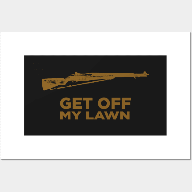 Get Off My Lawn Wall Art by Dust